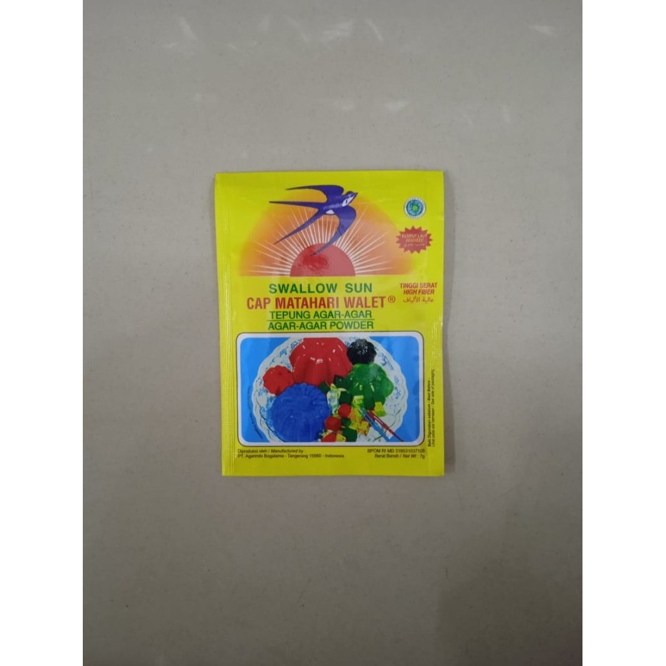 

AGAR SWALLOW SUN PUTIH per 1 sachet