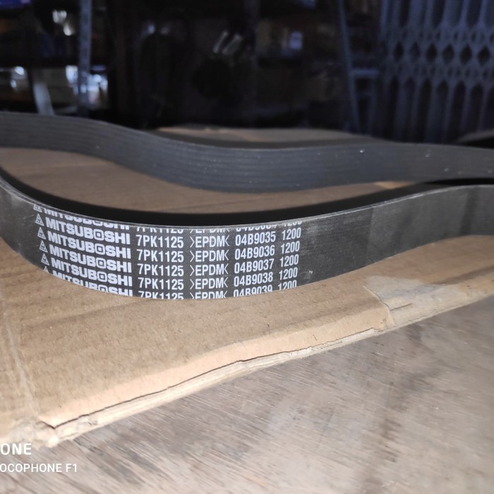 Jual--Cod MITSUBOSHI Fan belt 7PK1125 EPDM tali kipas fanbelt 7PK 1125 JUKE