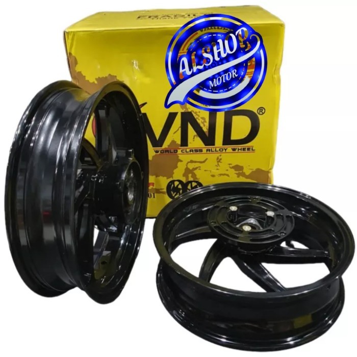 VELG RACING VND YAMAHA XMAX NEW XMAX OLD VELG VND SIX STAR XMAX 250 XMAX 300 CC - Hitam