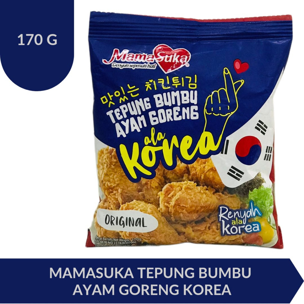 

Mamasuka Tepung Bumbu Ayam Goreng Korea 170 gram