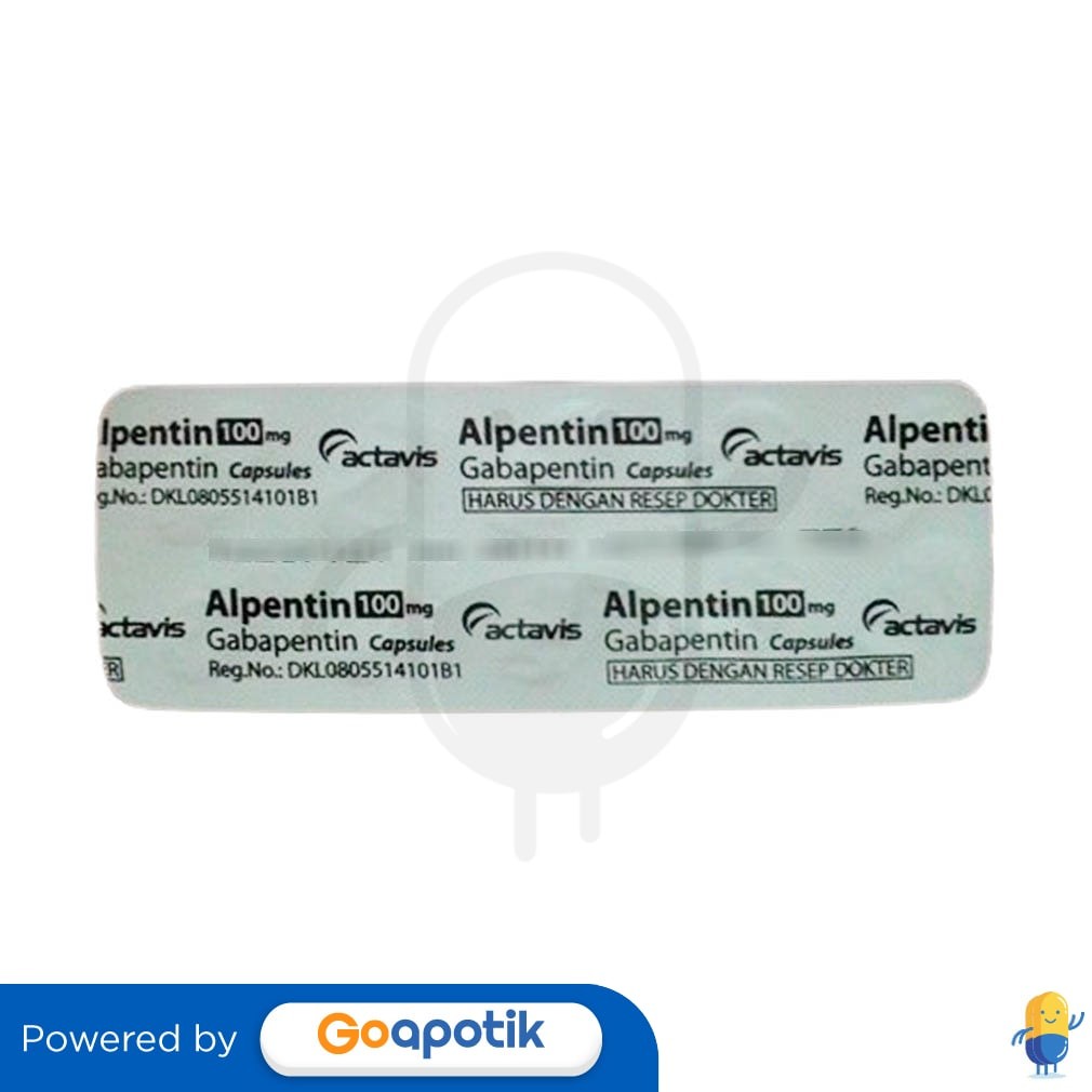Alpentin 100 Mg Strip 10 Tablet