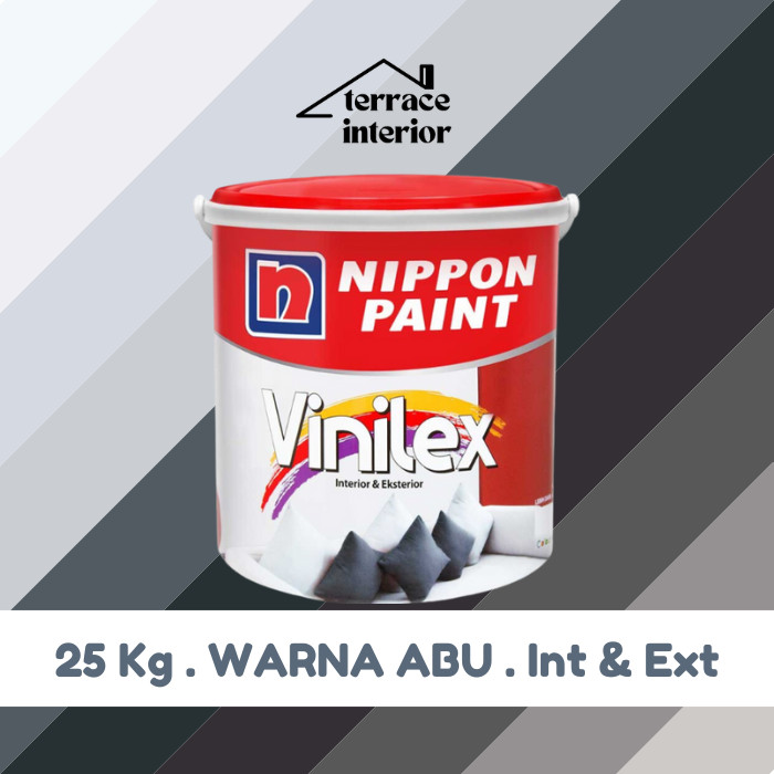 Cat Tembok Vinilex 5000 Interior & Exterior Abu 25 Kg