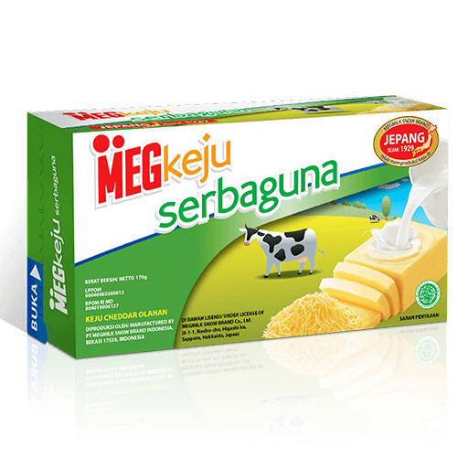 

TERMURAH Keju Meg Serbaguna / Cheddar Meg - 160 Gram