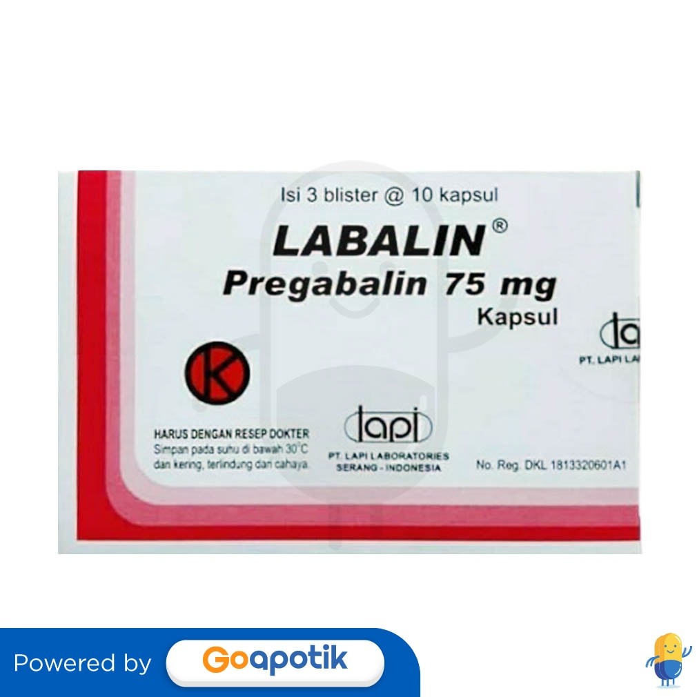 Labalin 75 Mg Box 30 Kapsul