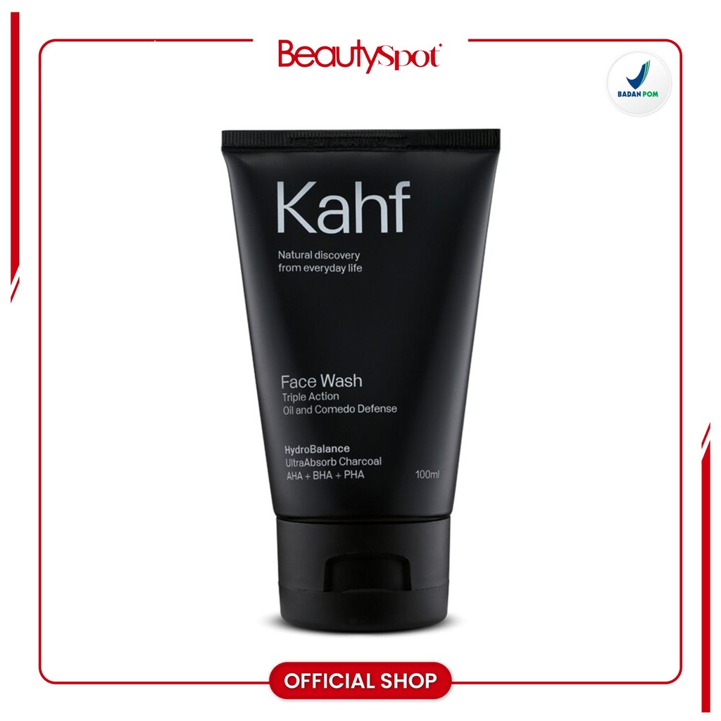 KAHF Triple Action Oil Face Wash 100ml