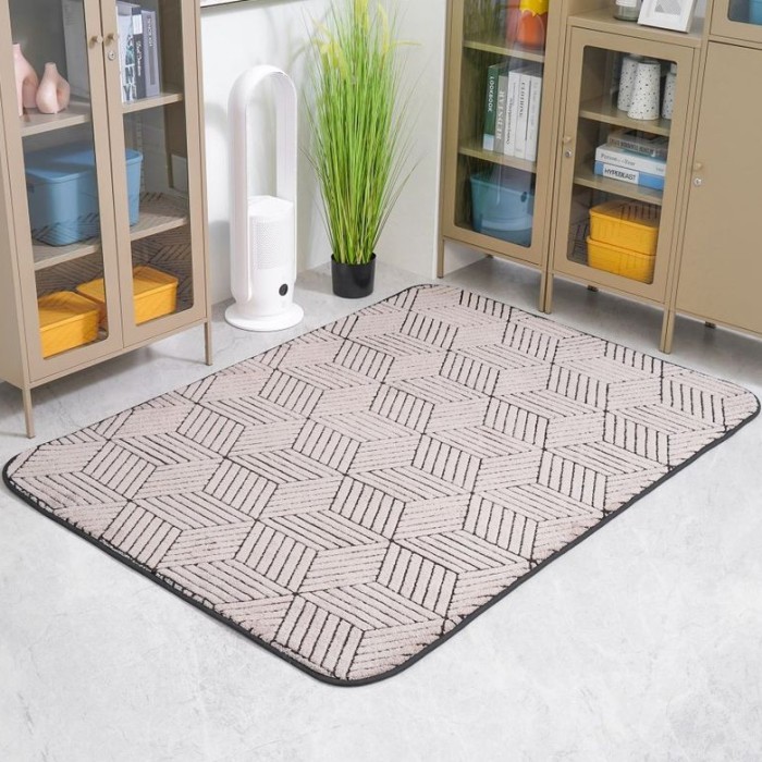 Karpet Lantai Embossed INFORMA 130 x 180 Cm Karpet Ruang Tamu Keluarga Kamar