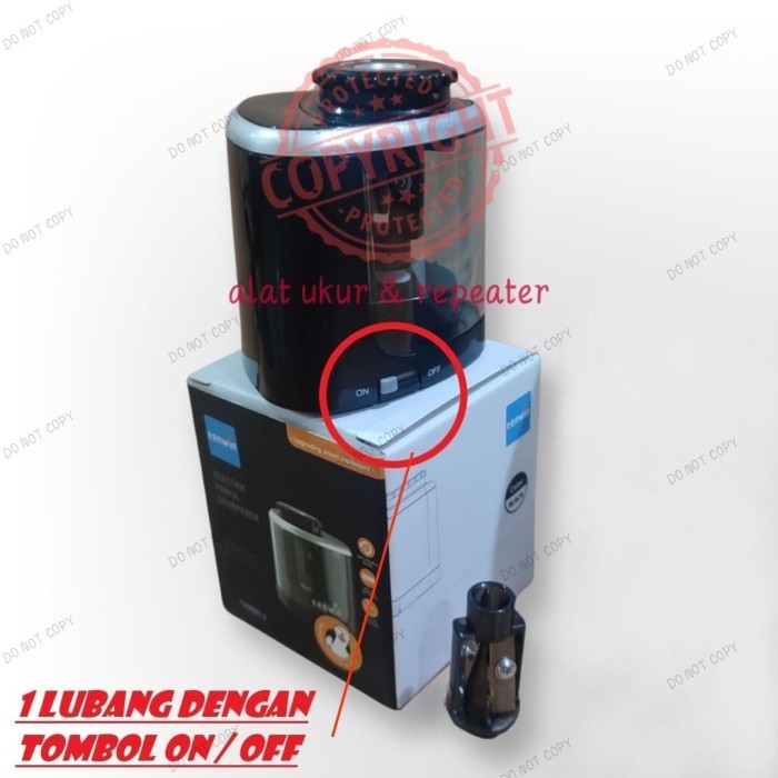 

Rautan Pensil Serutan Electric Pensil Otomatis Elektrik Sharpener - Serut 1 Hitam