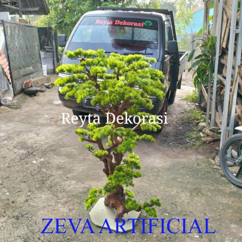bonsai pinus jepang bonsai jepang tinggi 120cm - tanaman artificial cemara pinus - pohon pinus sylve