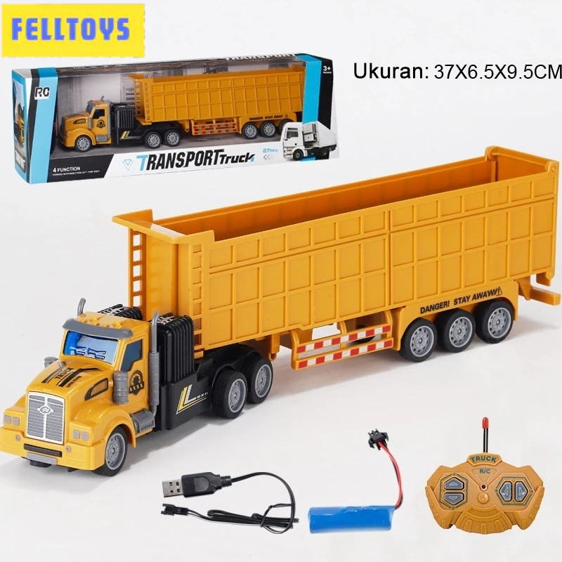 RINBAOW Mainan Truk Semi Trailer Remote Control Semi Trailer | Dump Truck Remote Control