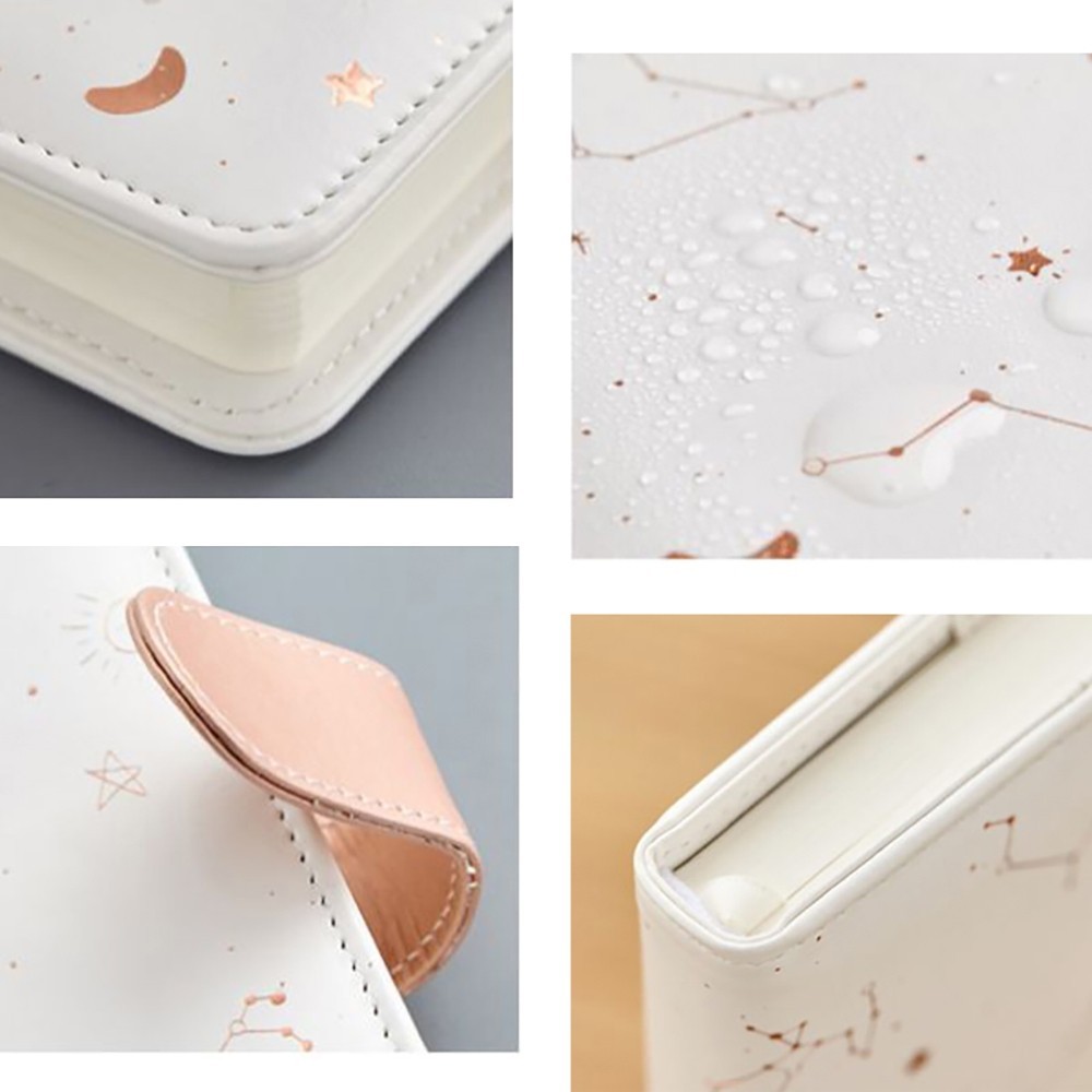 

[Whispers] [DOTDING] Buku Catatan Harian A6 PU - Jurnal Tebal Garis dengan Daily Planner &