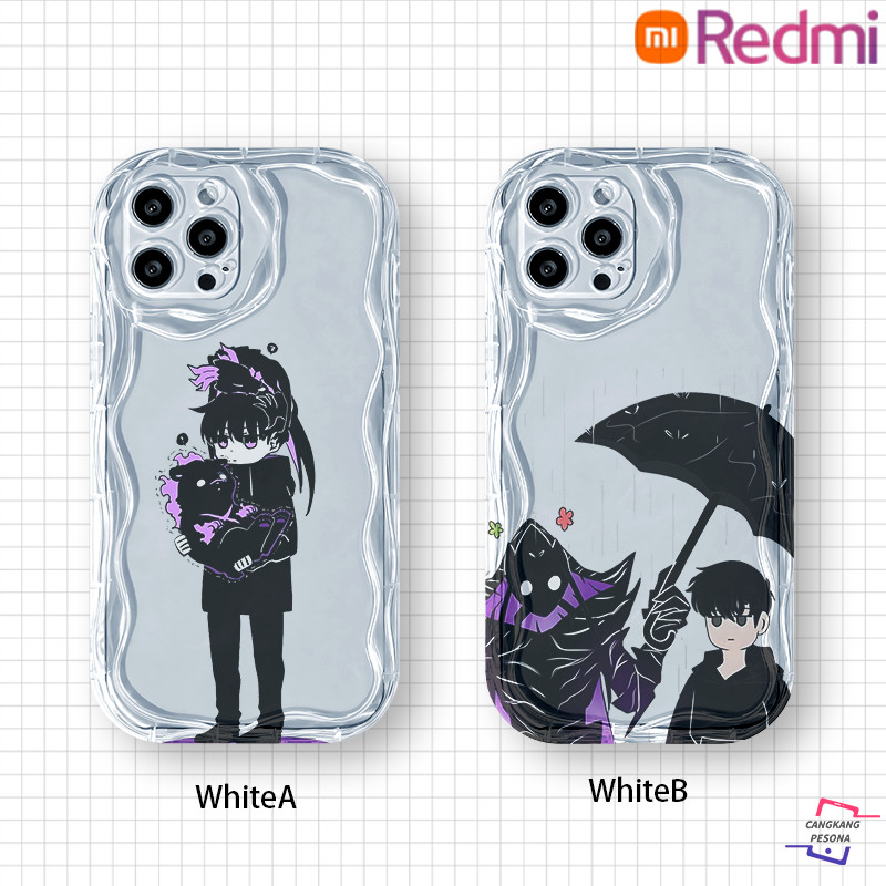 Animasi Kartun "I Level Up Alone" Chengxiaoyu Dan Bell Case for Redmi 10C 12 12C 13 13C A1 A3 Note 1