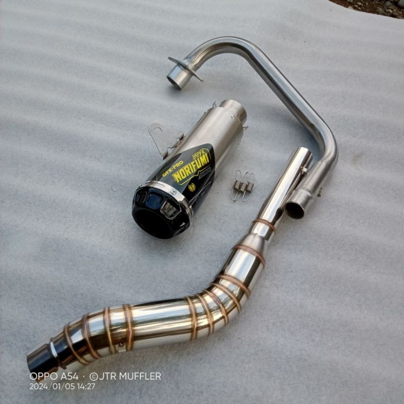 Knalpot Norifumi Gtx Vixion Satria Fu R15 Verza Sonic Supra gtr Cb150r Cbr 150r jupiter mx Gsx r150 