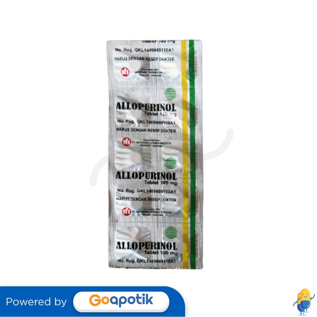 Allopurinol Imfarmind 100 Mg Strip 10 Tablet