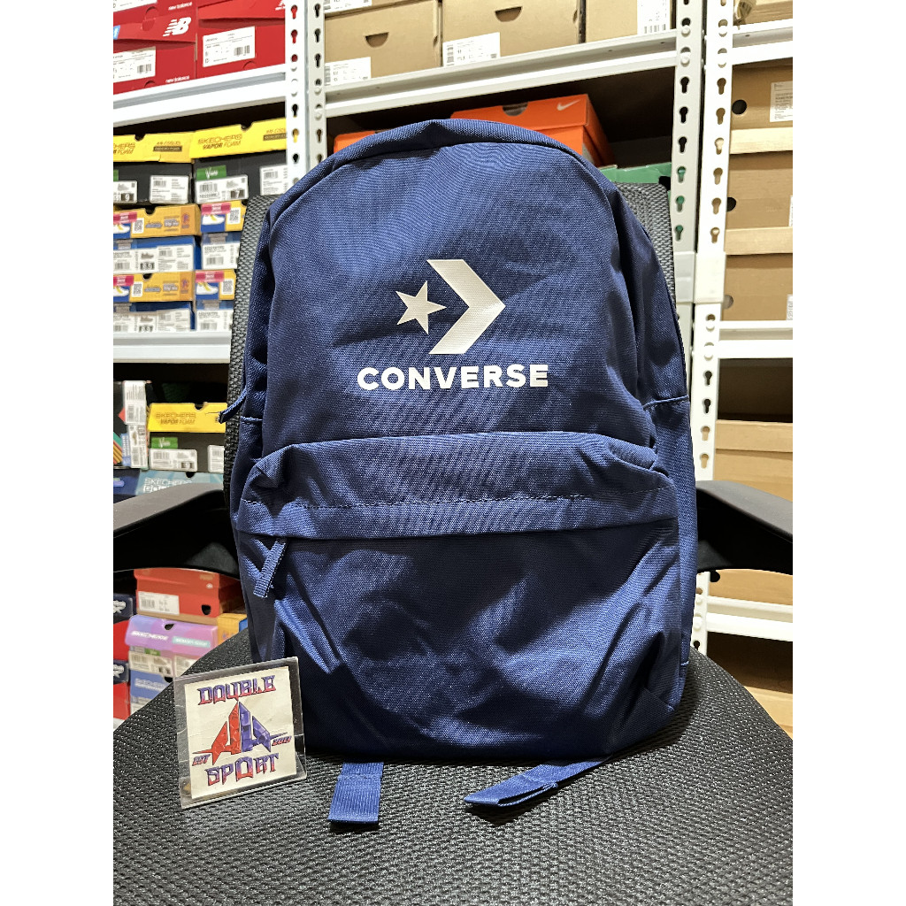 6.6 Sale Tas Converse Speed 3 Backpack Navy CONBP2548502 Biru ORIGINAL BNWT Resmi