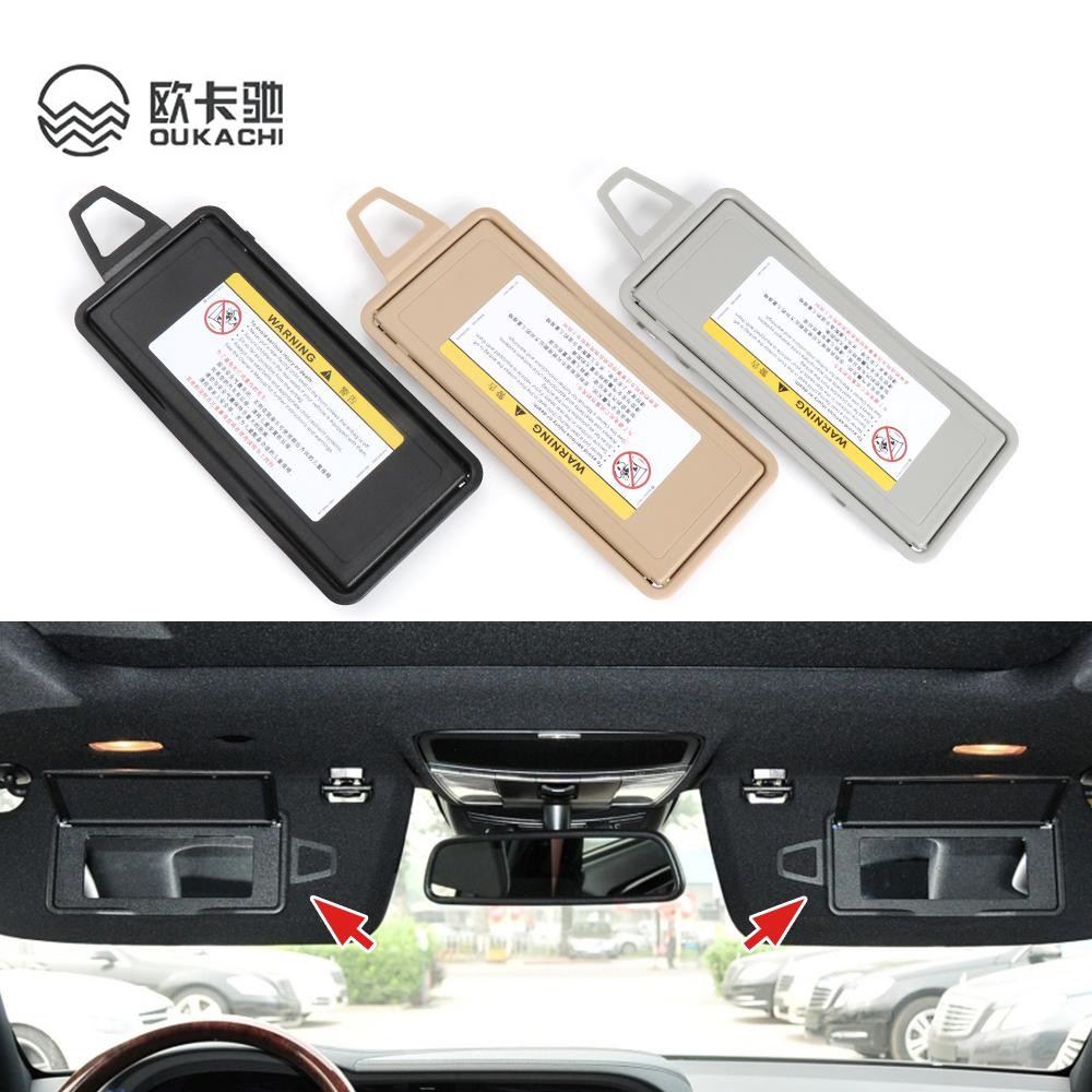 Car Sun Visor Mirror Frame Cover Trim For Mercedes Benz W220 S Class A2208100110 ABS+PC Makeup Mirro