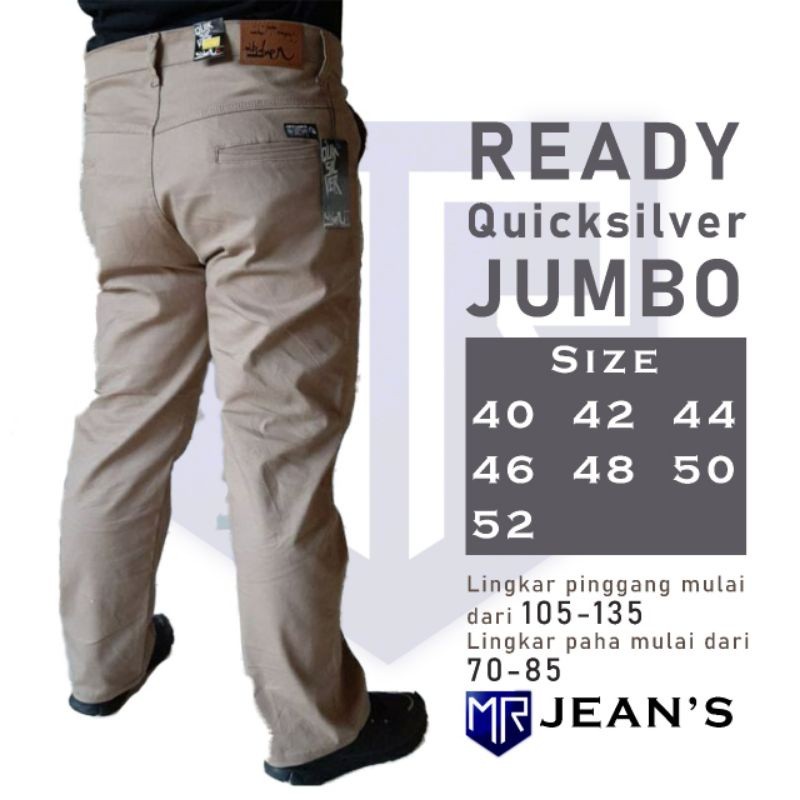 Celana Chino Jumbo Pria Katun Scoth Premium