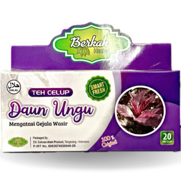 

PROMO Teh Celup Daun Ungu Teh Herbal Mengatasi Wasir / Ambeien ambeyen, BAB berdarah, sulit BAB TERLARIS