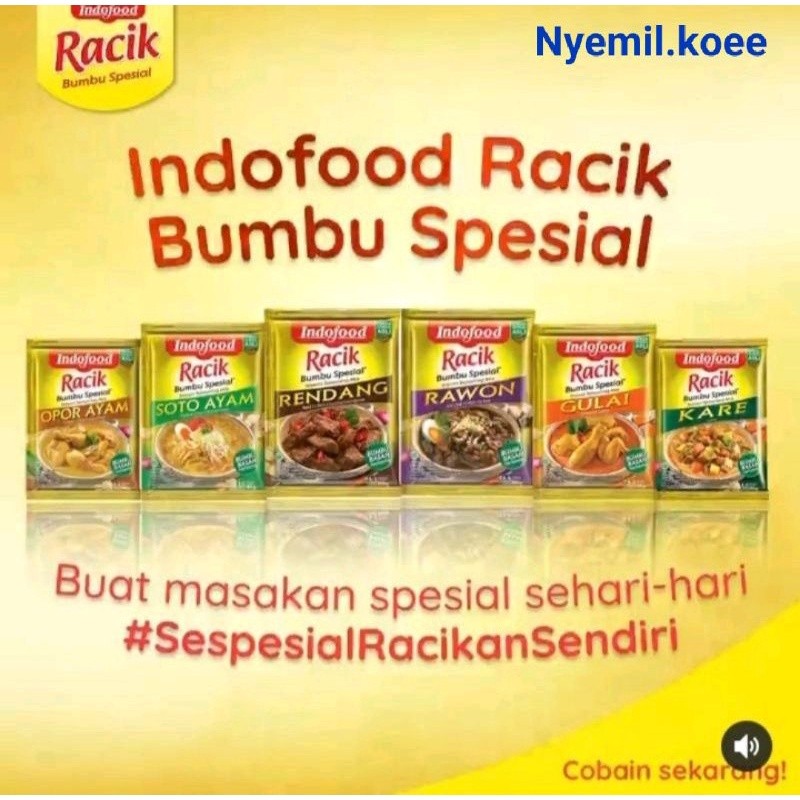 

[oddsolshop] pekanbaru/Indofood Racik Bumbu Spesial Gulai Kare Semur Ayam Rendang Soto Rawon Ikan
