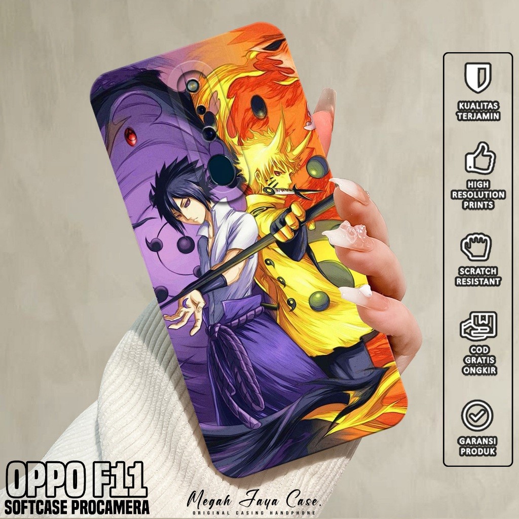 Softcase Hp OPPO F11 - Casing Hp OPPO F11 Motif Anime NRT - Silikon Hp - Case OPPO F11 - Kesing Hp O