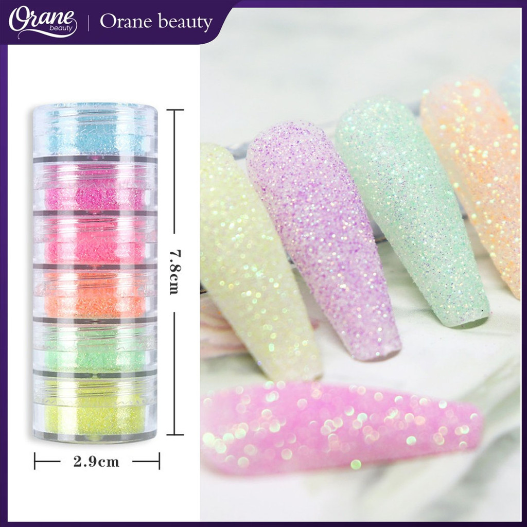 1set Bubuk Gula Warna-warni Pigmen Resin Epoksi Resin Epoksi DIY Efek Pasir Mengkilap Glitter Bubuk 