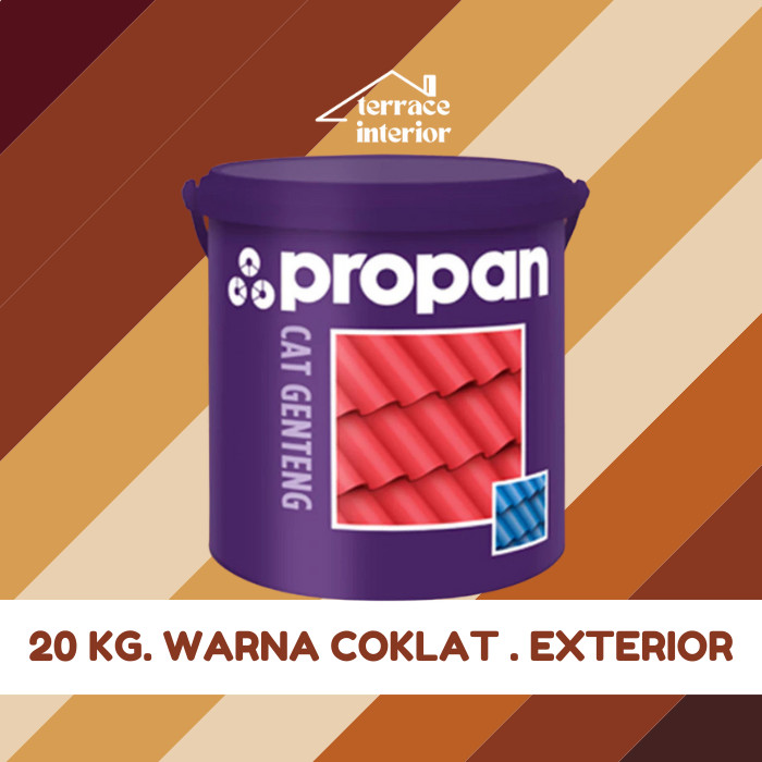 Cat Genteng Propan Warna Cokelat 20 Kg