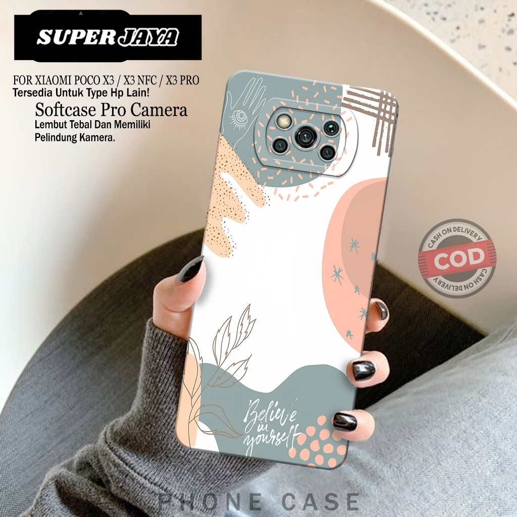 Softcase Hp Xiaomi Poco X3/X3 NFC/X3 PRO Fashion Case Pattern Case Poco X3/X3 NFC/X3 PRO Silikon TPU