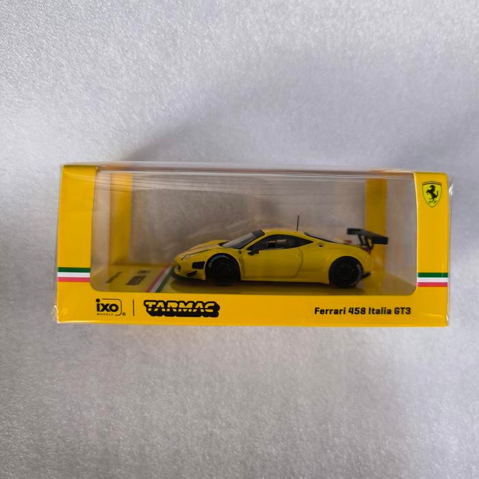 DIECAST TARMAC WORKS FERRARI 458 ITALIA GT3 YELLOW