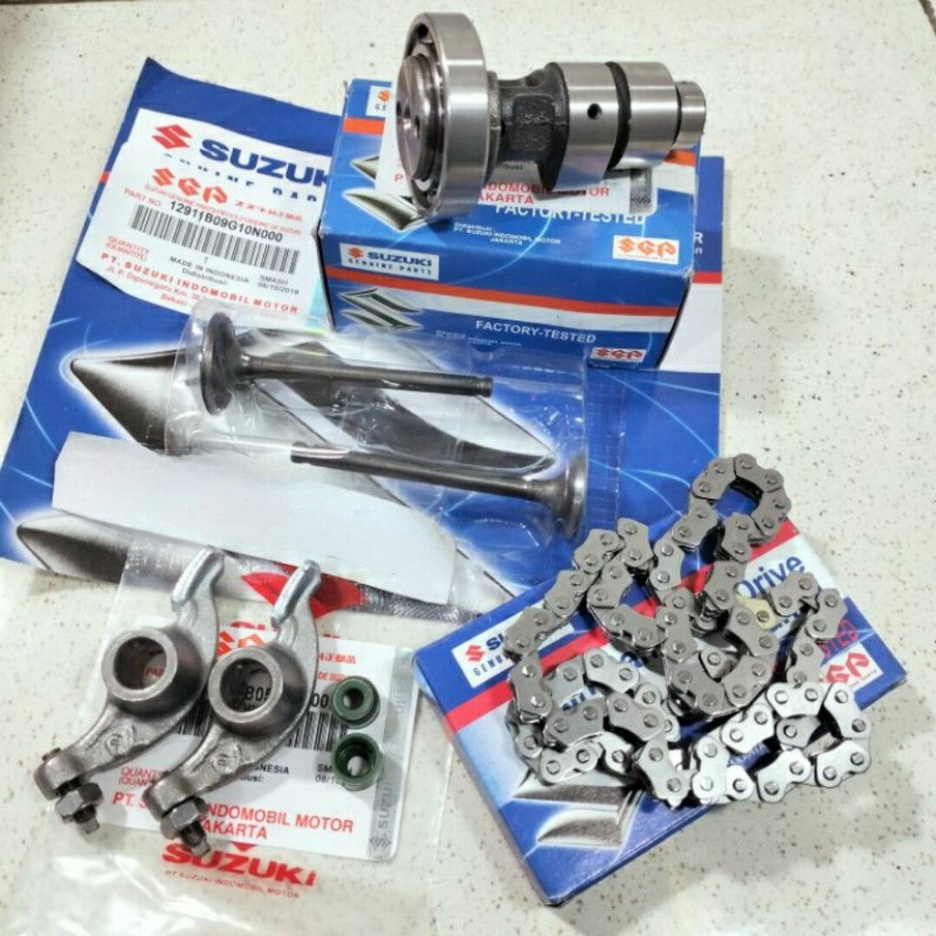 Paket Noken As platuk rantai keteng klep set Shogun 125 Fd Lama Shogun 125R Arashi