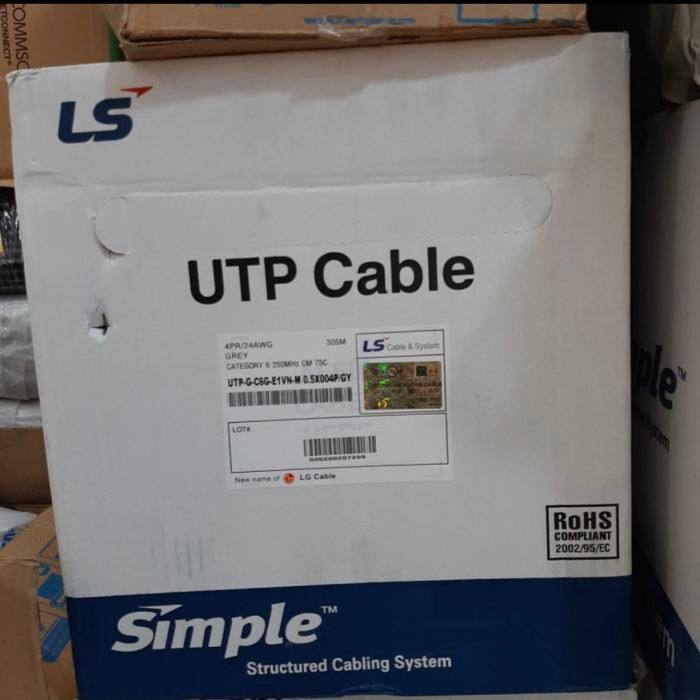 Kabel utp ls cat 6 simple