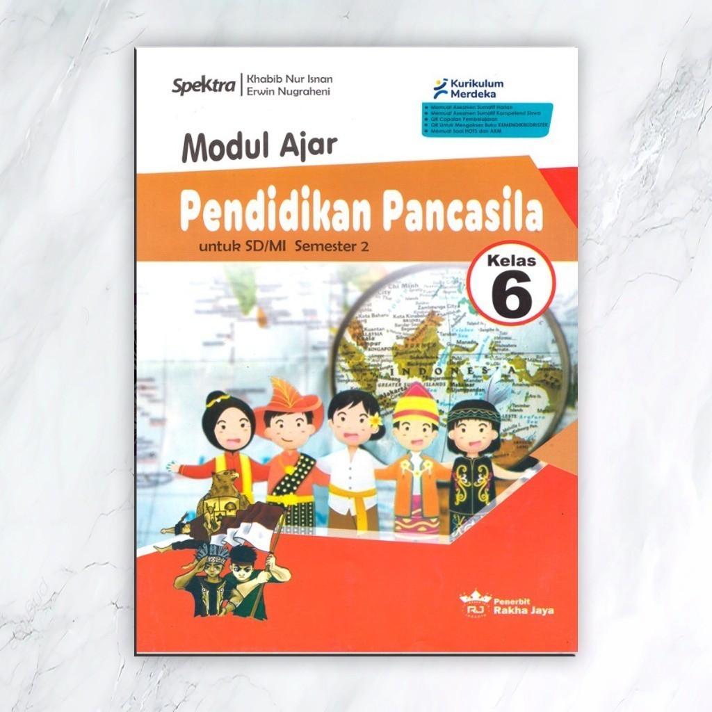Spektra Modul Ajar Pendidikan Pancasila untuk SDMI kelas 6 semester 2