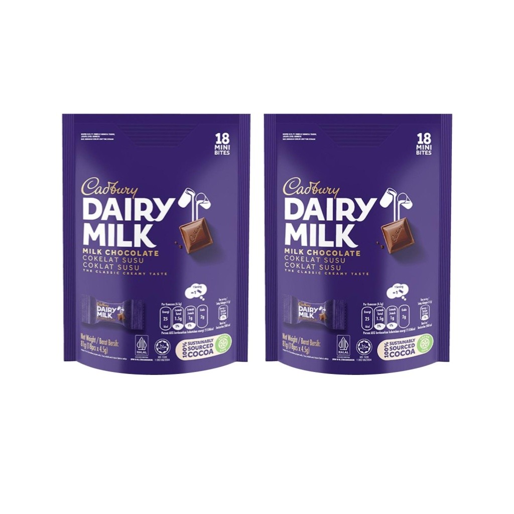 

JAMIN MURAH !!!Cadbury Dairy Milk Cokelat Sharebag Isi 18 x 2(BISA LANGSUNG ORDER)