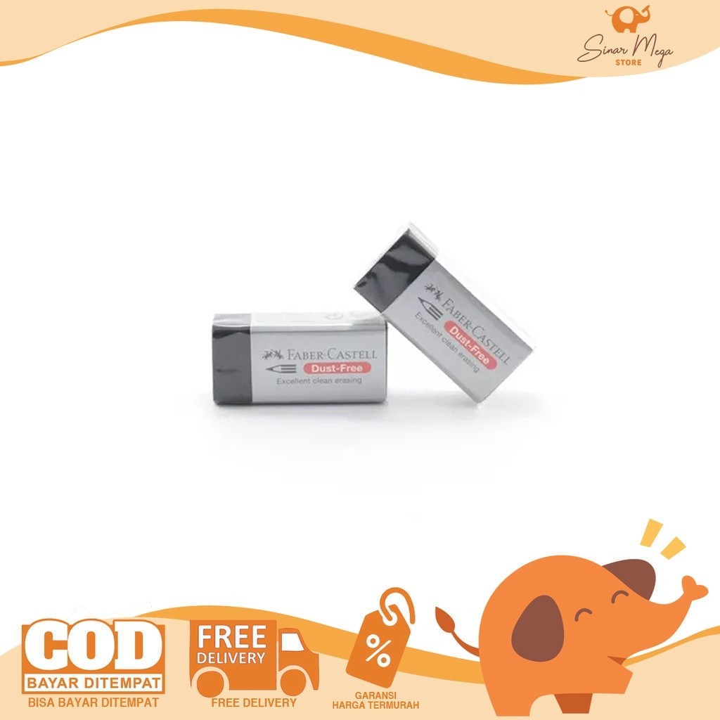 

Faber Castell Eraser Dust Free 18 72 99 New Small/ Penghapus Mini Kecil Murah
