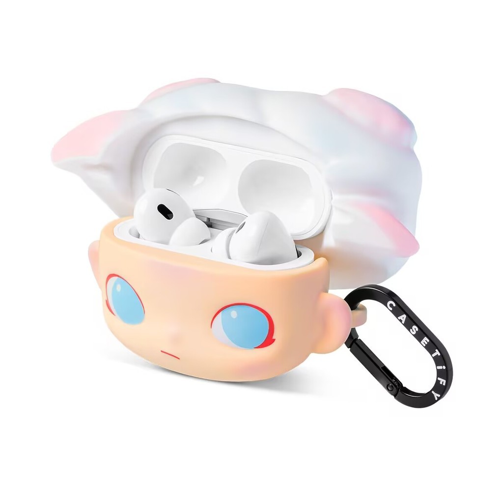 Casetify Cute Liquid Silicone One Item Devil nut Bubble Mart Earphone Case, Airpods tahan kejutan pr