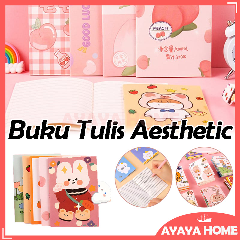 

Buku Tulis Kertas/Notebook Karakter Lucu/Buku Tulis Aesthetic/Notebook Mini