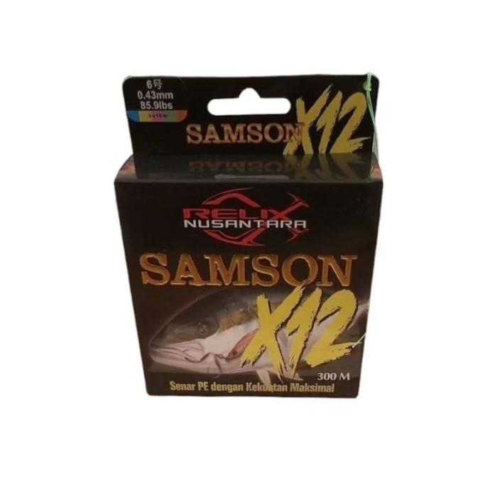 Senar PE X12 SAMSON 300m - Relix Nusantara - PE 6.0 -89.mm