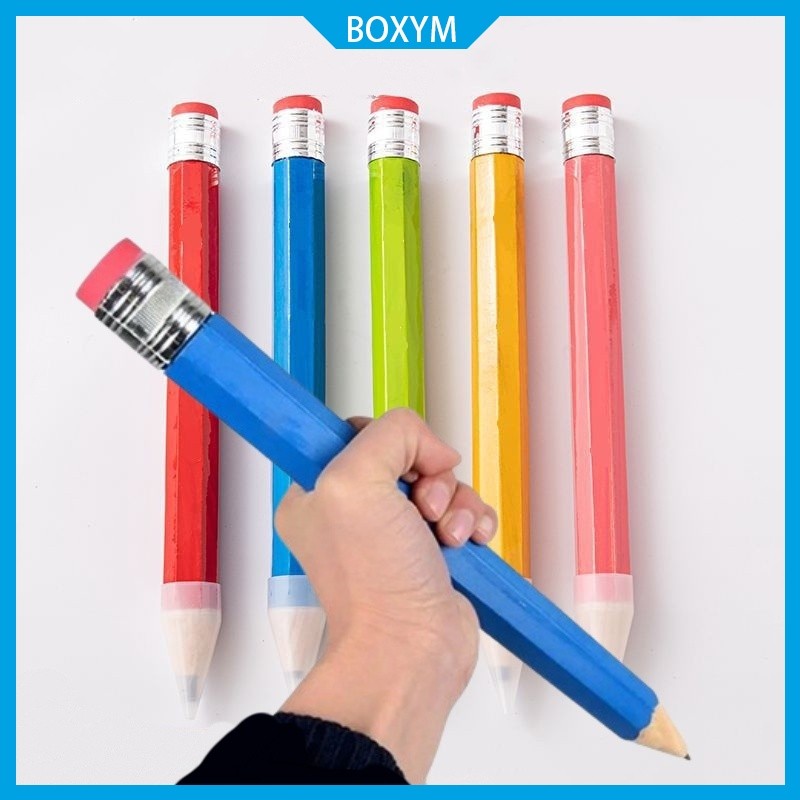 

6.6 Colorful Big Pensil 33cm Pencil Skatsa Besar Jumbo Kayu Pensil Mainan Edukasi Anak Alat Tulis
