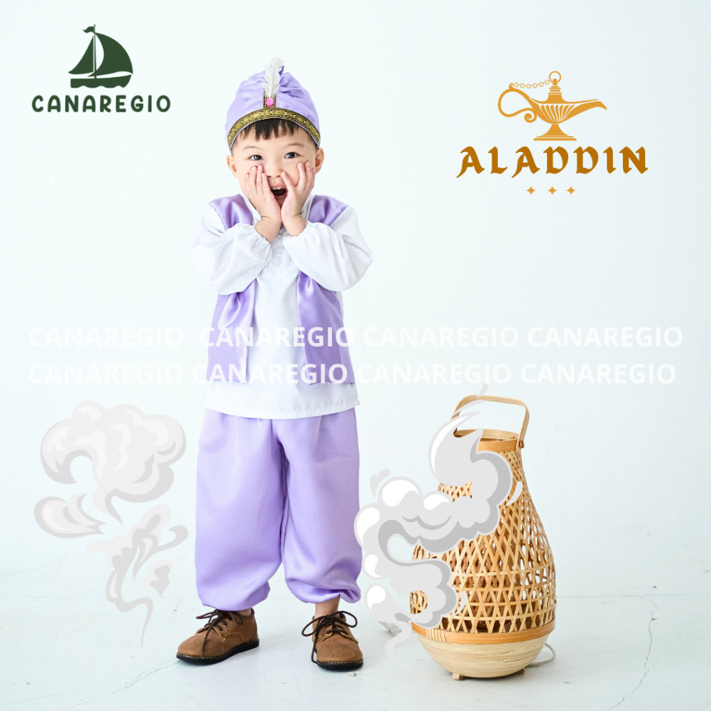 BENO_SHOP.ID Kostum Lucu Aladin Prince Aladdin Putri Yasmine Laki laki