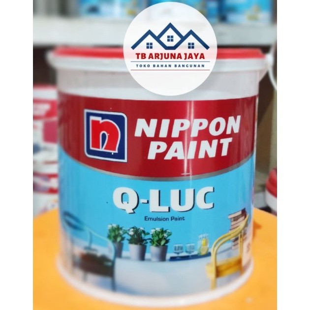 Cat Tembok Nippon Paint QLUC 4.5 KG | Q-LUC Kemasan Galon 5KG | Q LUC Cat Murah Kualitas Bagus | CAT