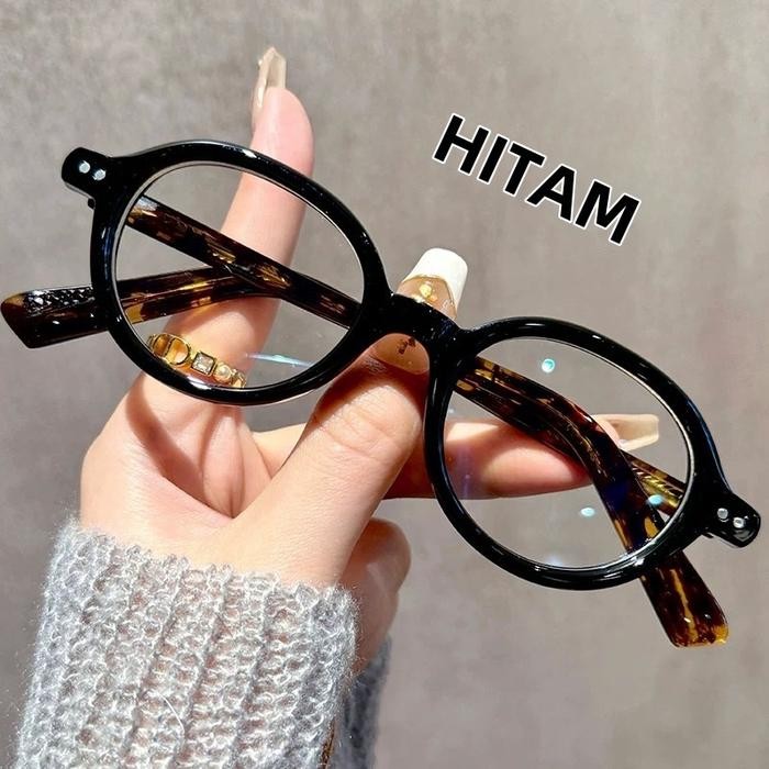 br e 【Toko Resmi YJ】Kacamata Plus Anti Radiasi, Bisa Untuk Membaca Model Korea Keren Pria Wanita Hit