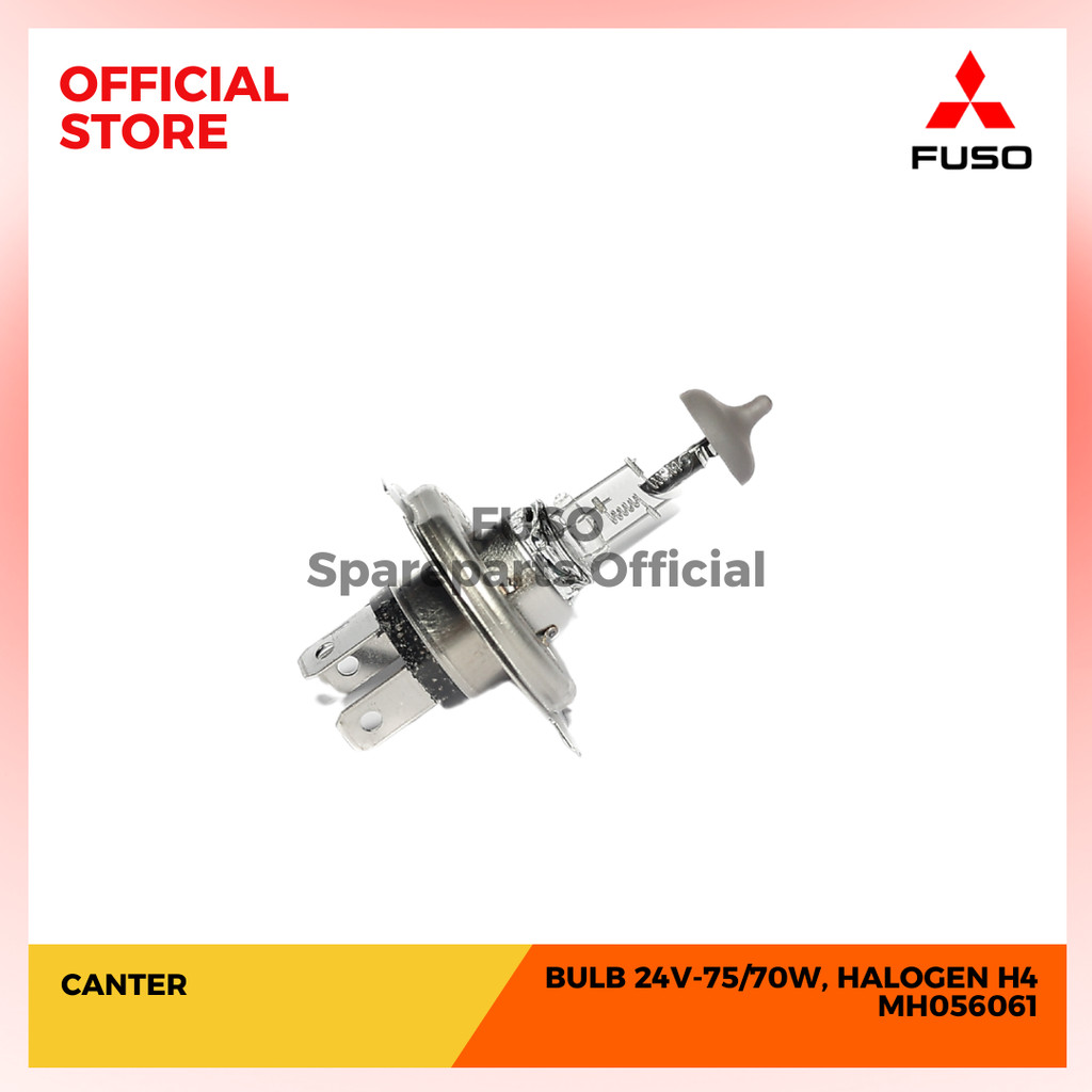 Fuso Blub 24V-75/70W, Halogen H4 - Canter [MH056061] Mitsubishi Fuso