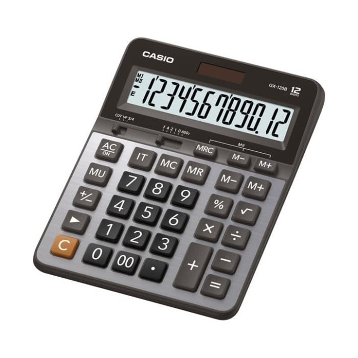 

Casio Kalkulator / Calculator GX-120B 12 Digits.Casio Kalkulator / Calculator GX-120B 12 Digits