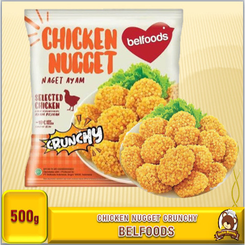 

Belfoods Naget Crunchy Nugget 500Grm Distributor Frozen Food Murah Bogor