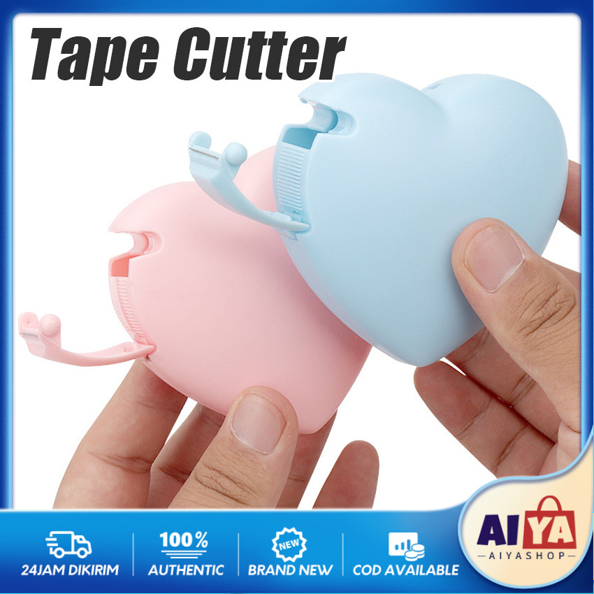 

Tape Cutter Isolasi Kecil Mini Love Heart Tempat Pemotong Isolasi