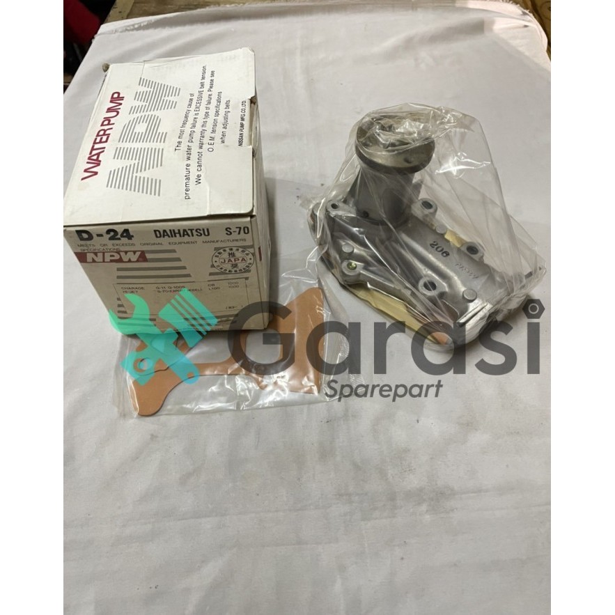 Water Pump Pompa Air Charade G11 Charade Cx G100 G101 Npw Japan ORI