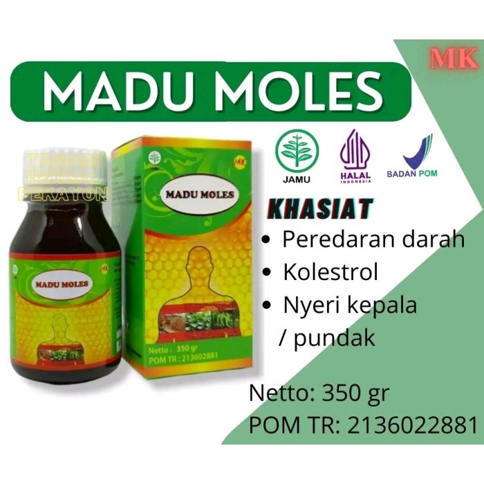 

Madu Moles Mujarob Madu Kolestrol Mengatasi Kolesterol 350gr
