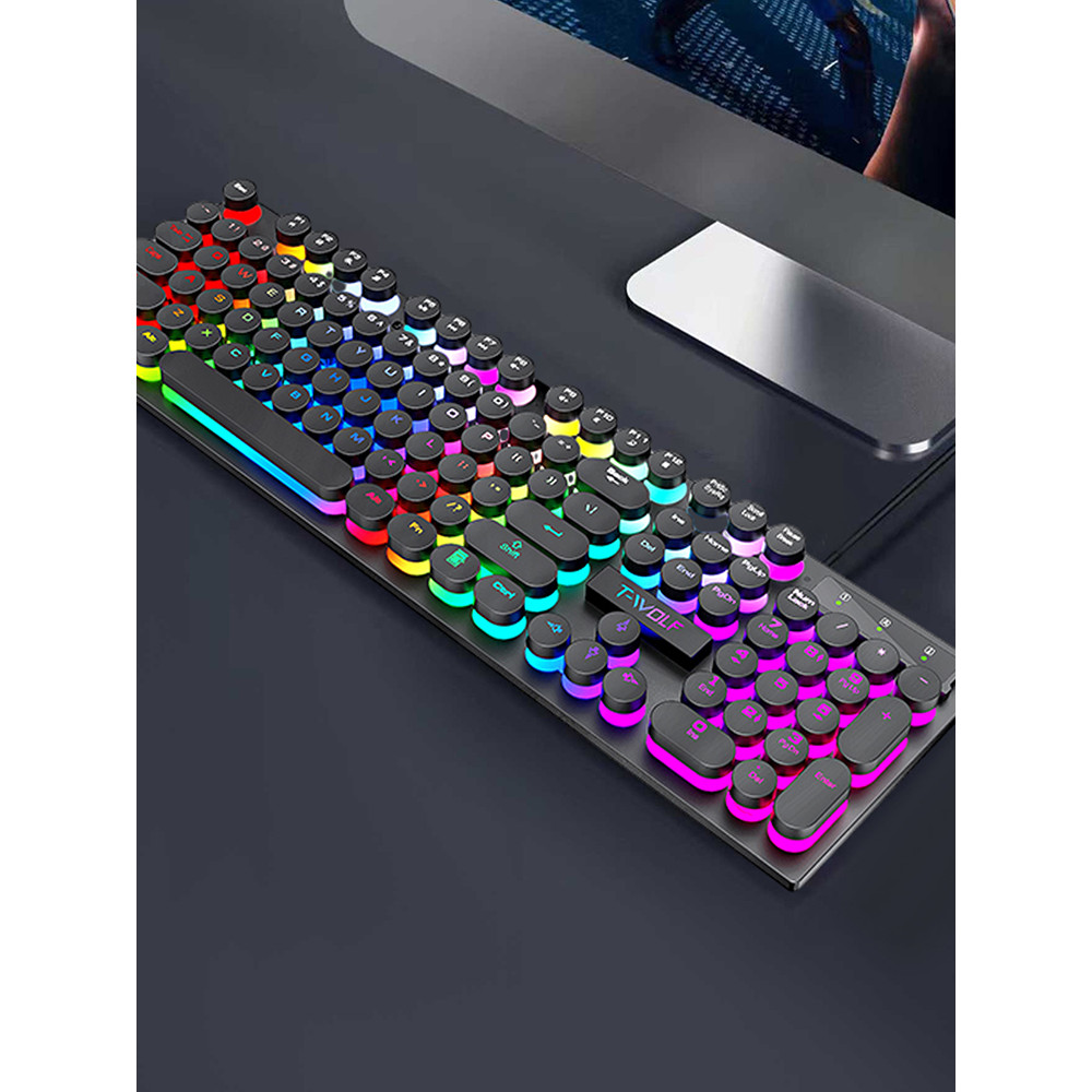 

Shadow mechanical feeling, keyboard, desktop computer, laptop, esports game, illuminated wired keyboard