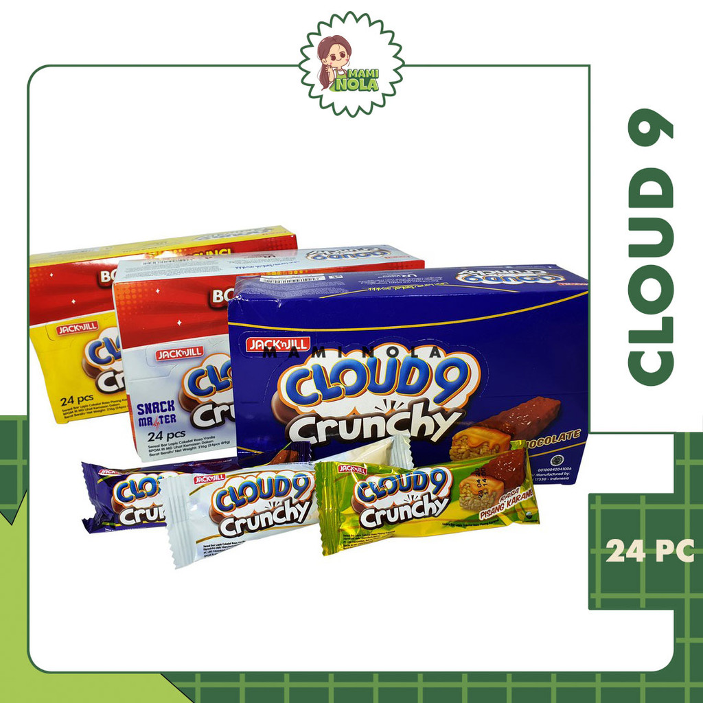 

Jack N Jill Cloud9 Coklat Wafer Cruncy [1 box/24 pcs]