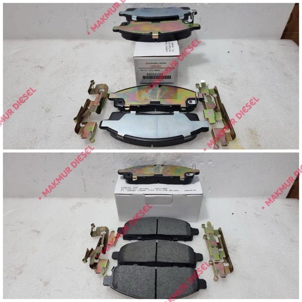 BRAKE PAD/KAMPAS REM DEPAN TRITON PAJERO SPORT+KLIP BRAKE PAD SPRING