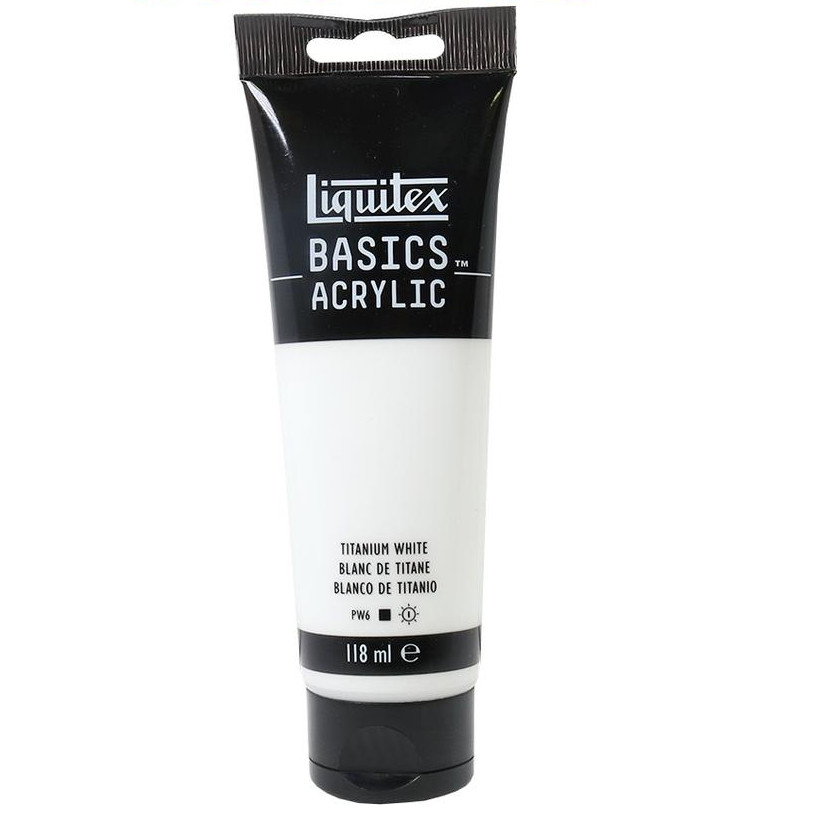 

Gramedia Surabaya - CAT AKRILIK / ACRYLIC LIQUITEX BASIC 118ML 8870032LQ TITANIUM WHITE