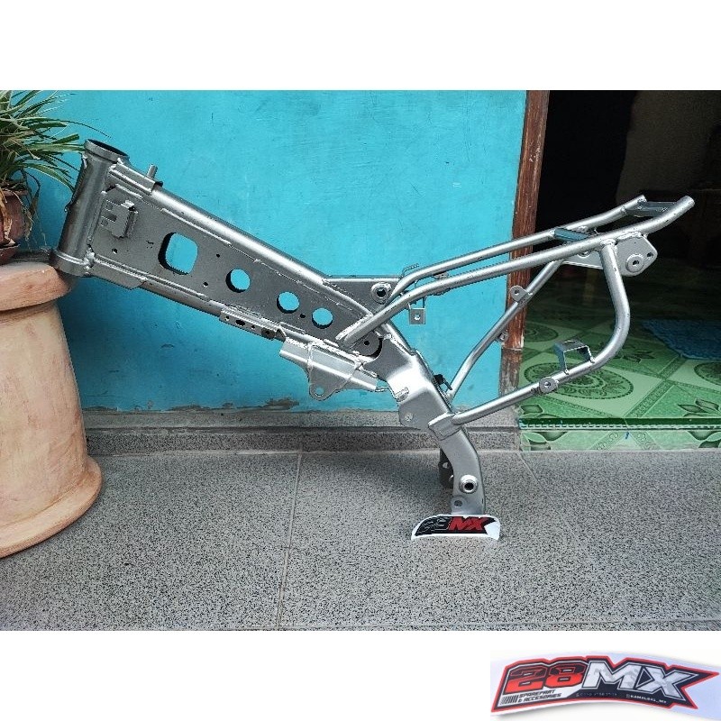 28MX ( MM ) FRAME RANGKA ORI KLX110 KLX 110 KONDISI 98% Pnp MESIN Kawasaki blitz athlet edge ro zone